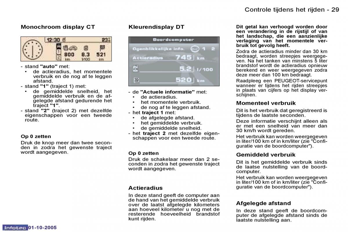 Peugeot 307 handleiding / page 31