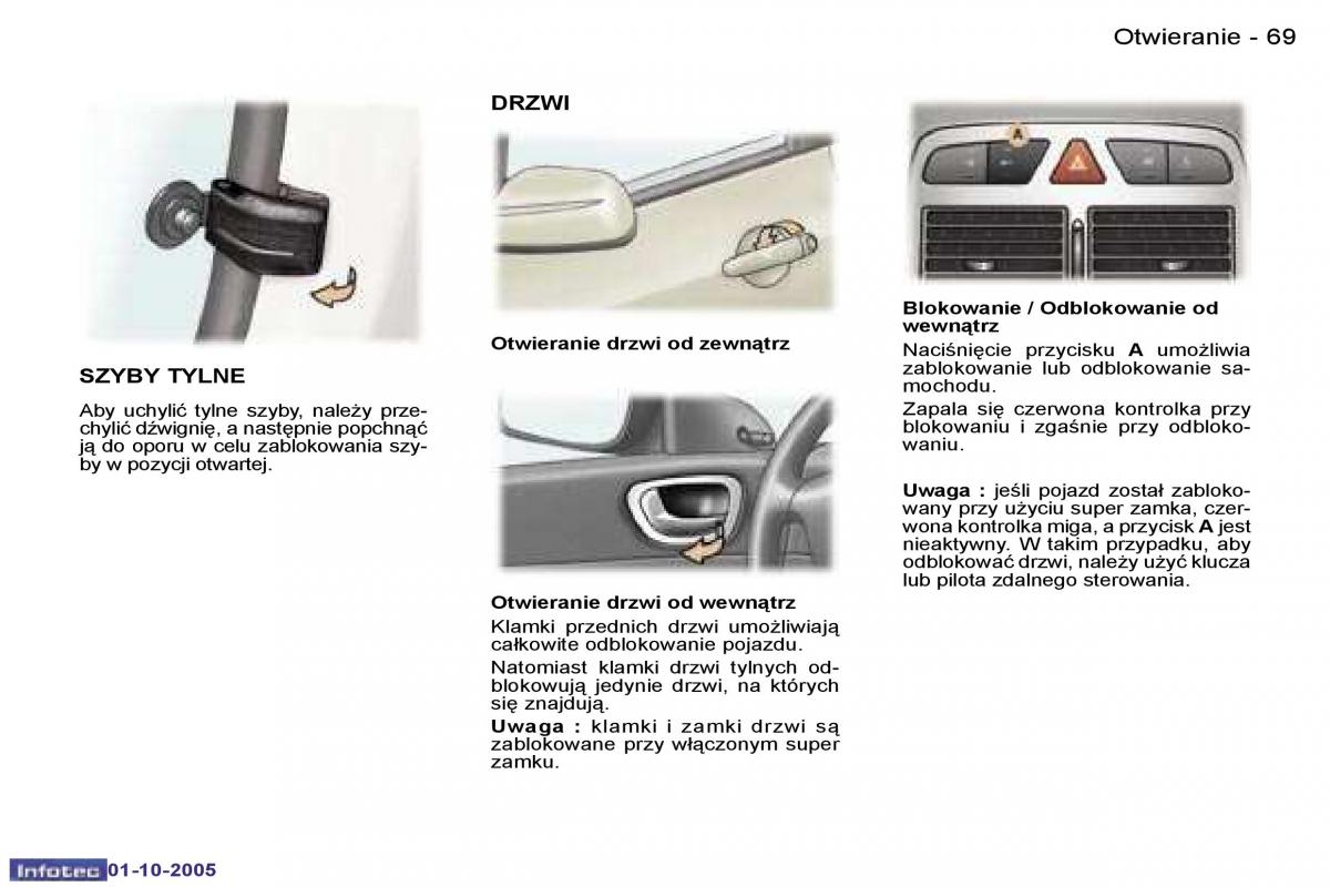 Peugeot 307 instrukcja obslugi / page 74