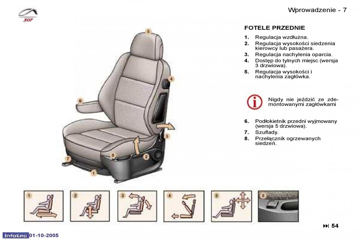 Peugeot 307 instrukcja obslugi / page 5