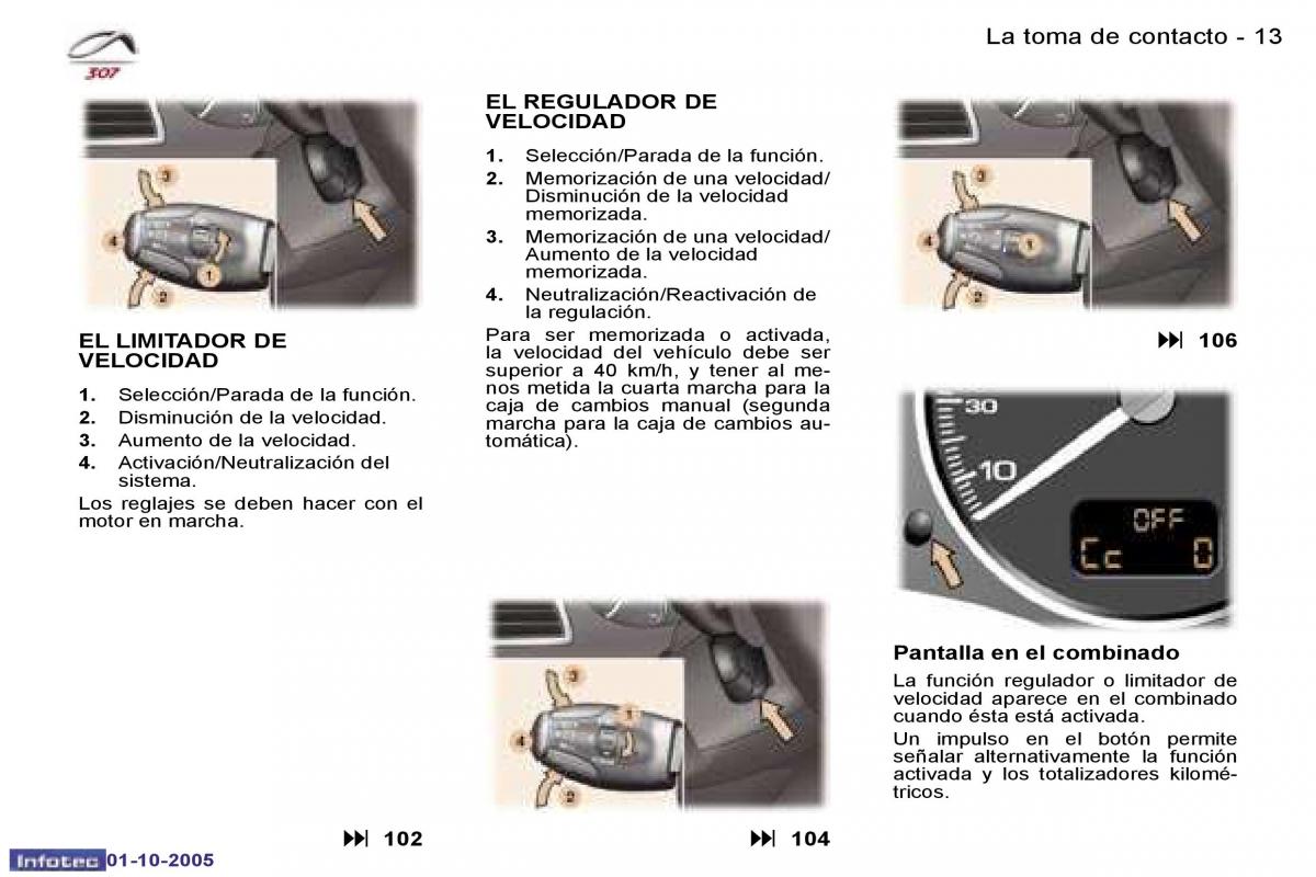 Peugeot 307 manual del propietario / page 10