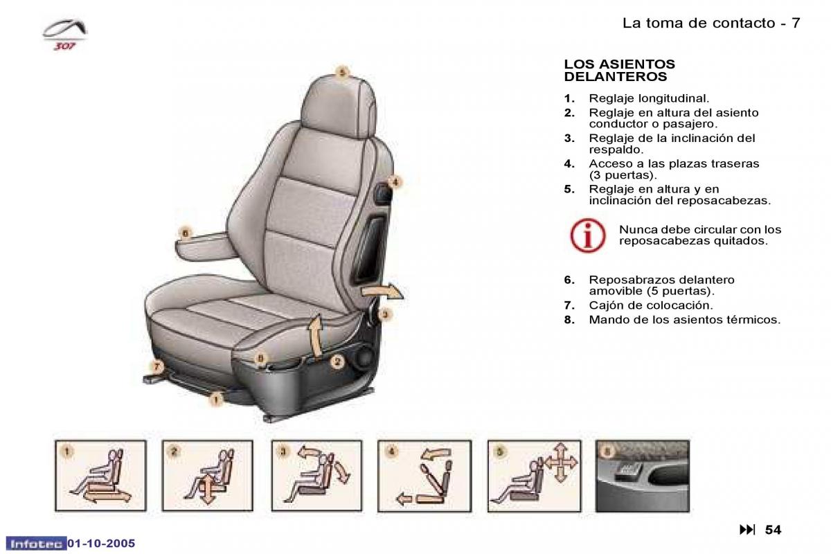 Peugeot 307 manual del propietario / page 5