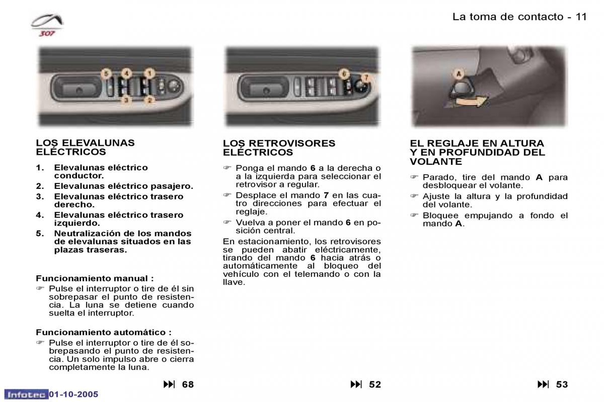Peugeot 307 manual del propietario / page 4