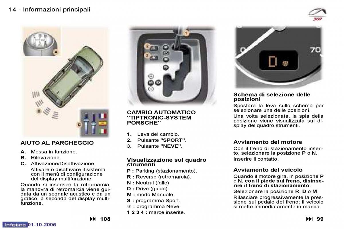 Peugeot 307 manuale del proprietario / page 11
