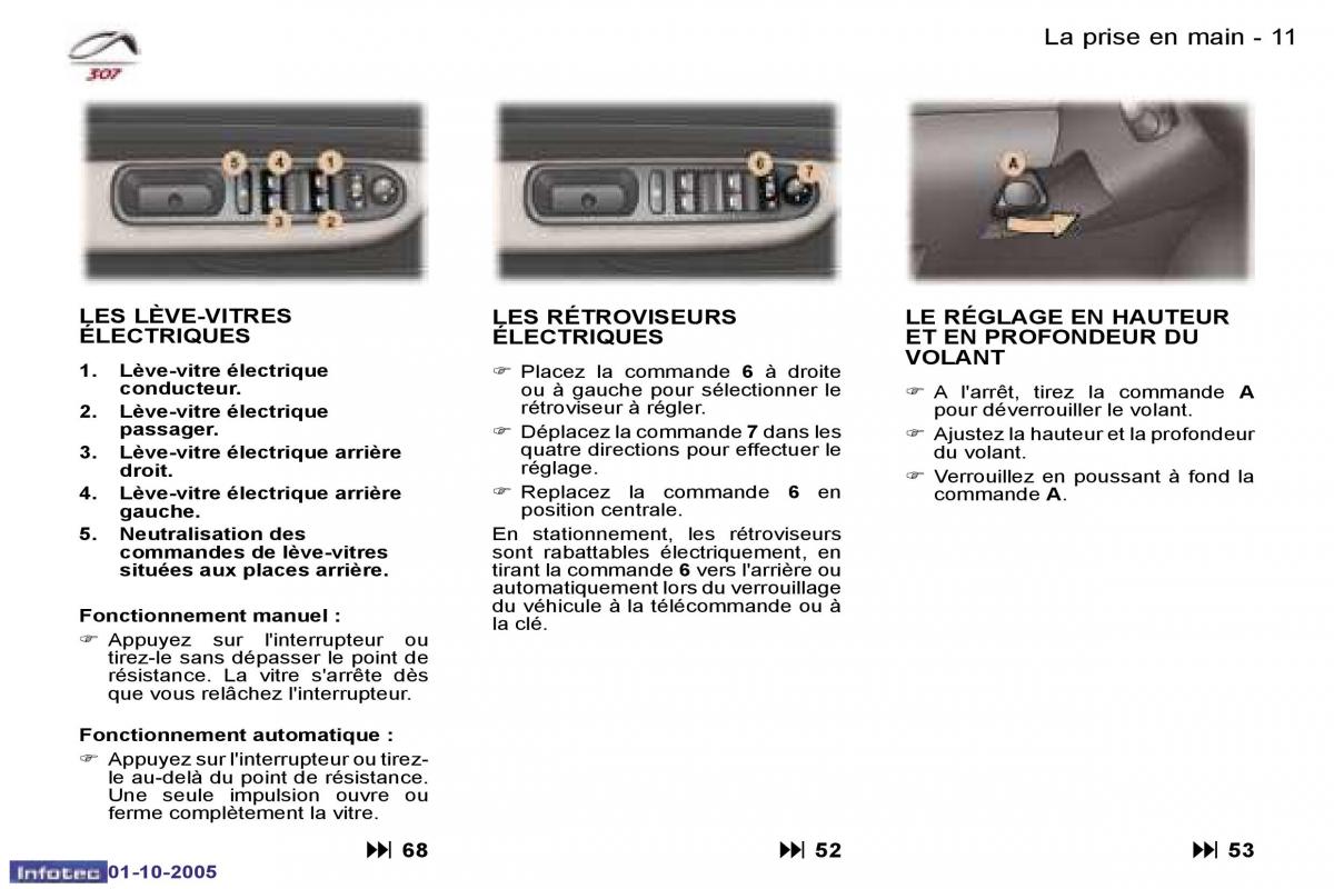 Peugeot 307 manuel du proprietaire / page 4