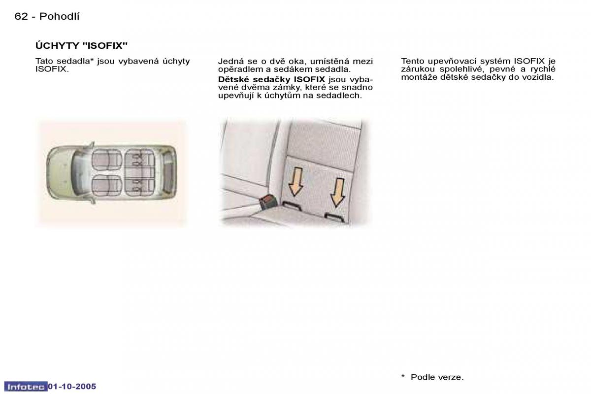 Peugeot 307 navod k obsludze / page 62