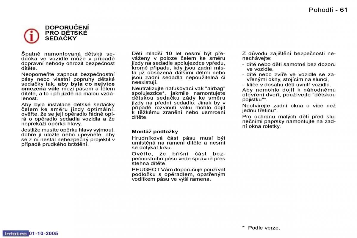 Peugeot 307 navod k obsludze / page 66