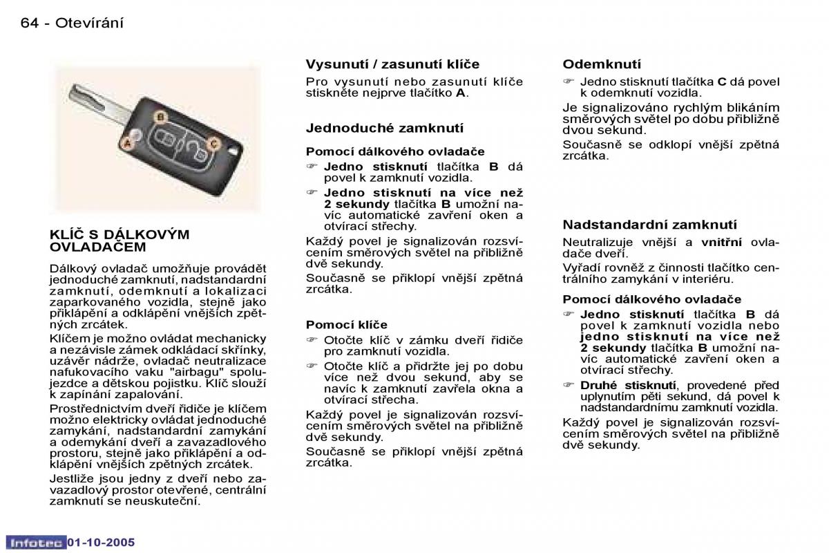 Peugeot 307 navod k obsludze / page 67