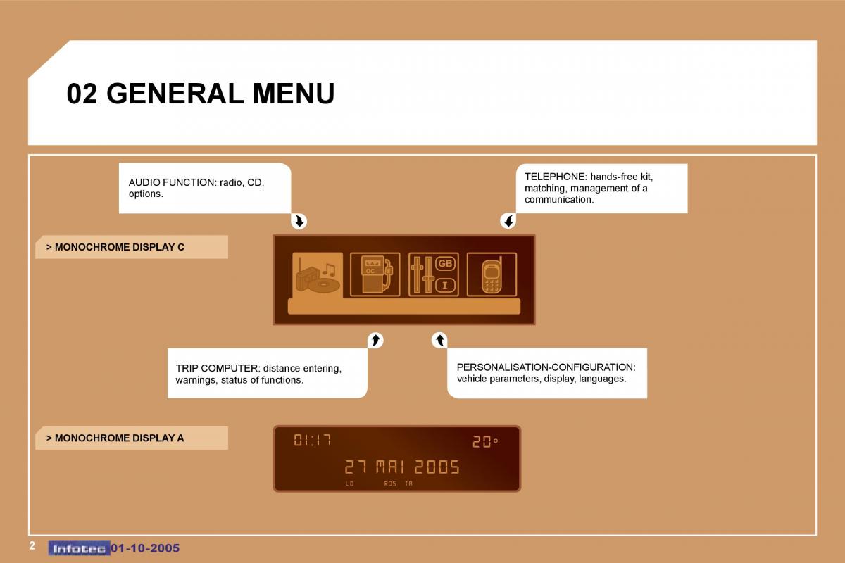 Peugeot 307 owners manual / page 195