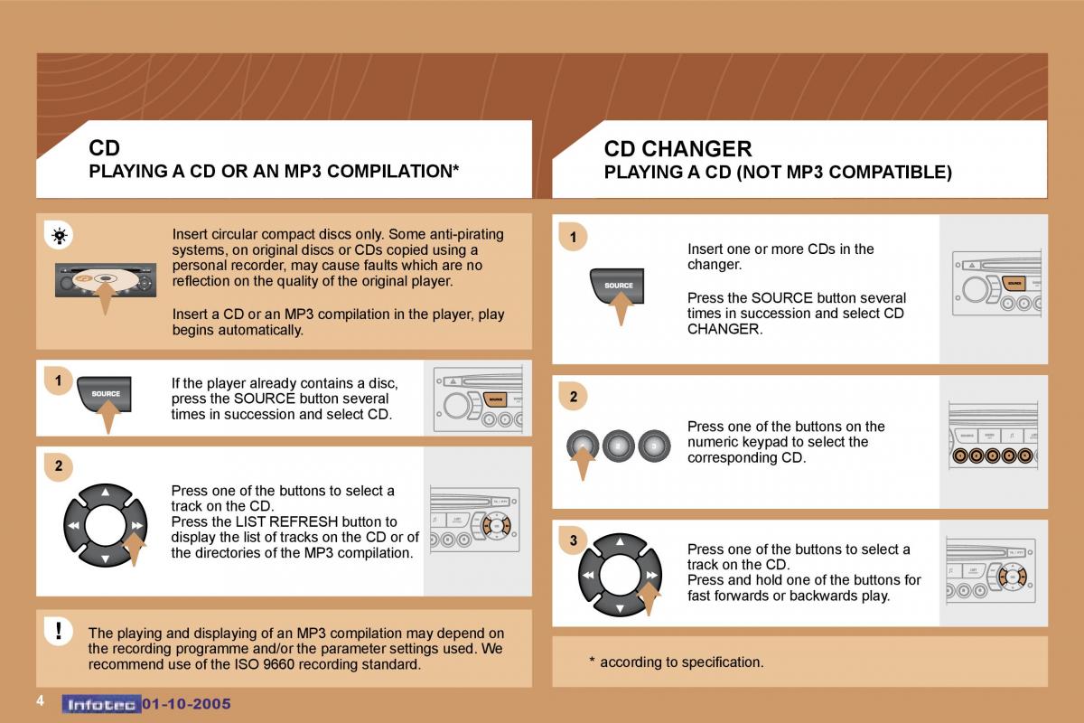 Peugeot 307 owners manual / page 197