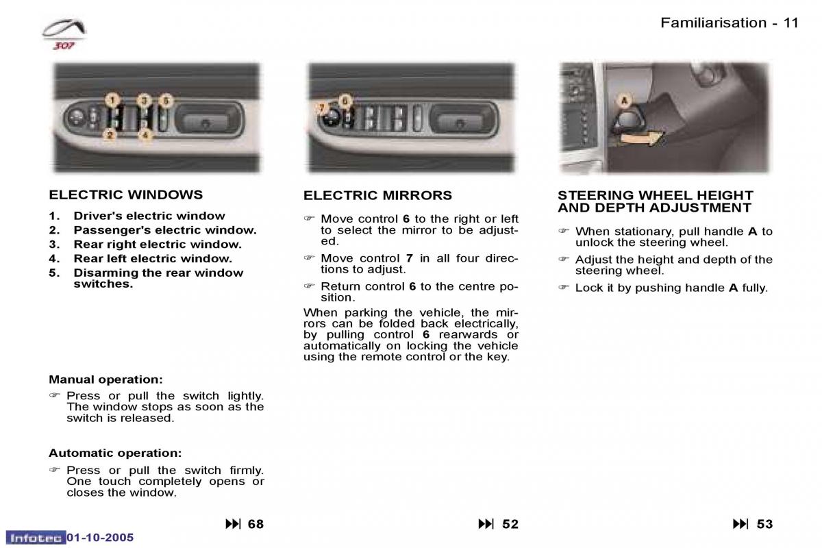 Peugeot 307 owners manual / page 4