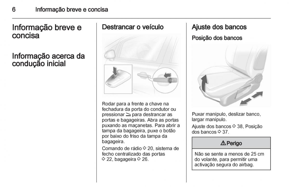 Opel Corsa D manual del propietario / page 8