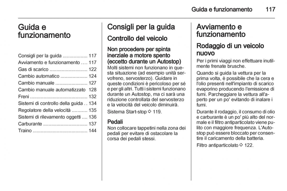Opel Corsa D manuale del proprietario / page 119