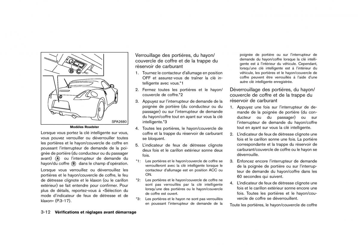 Nissan 370Z manuel du proprietaire / page 147
