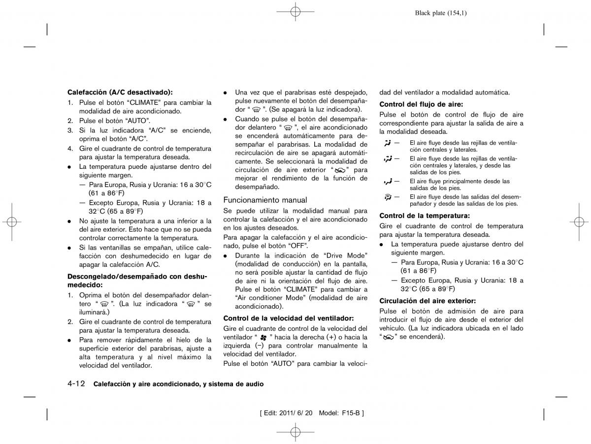 Nissan Juke manual del propietario / page 156
