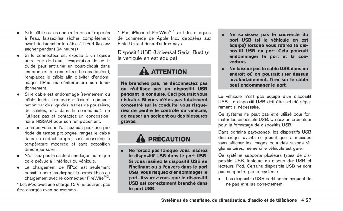 Nissan Juke manuel du proprietaire / page 192