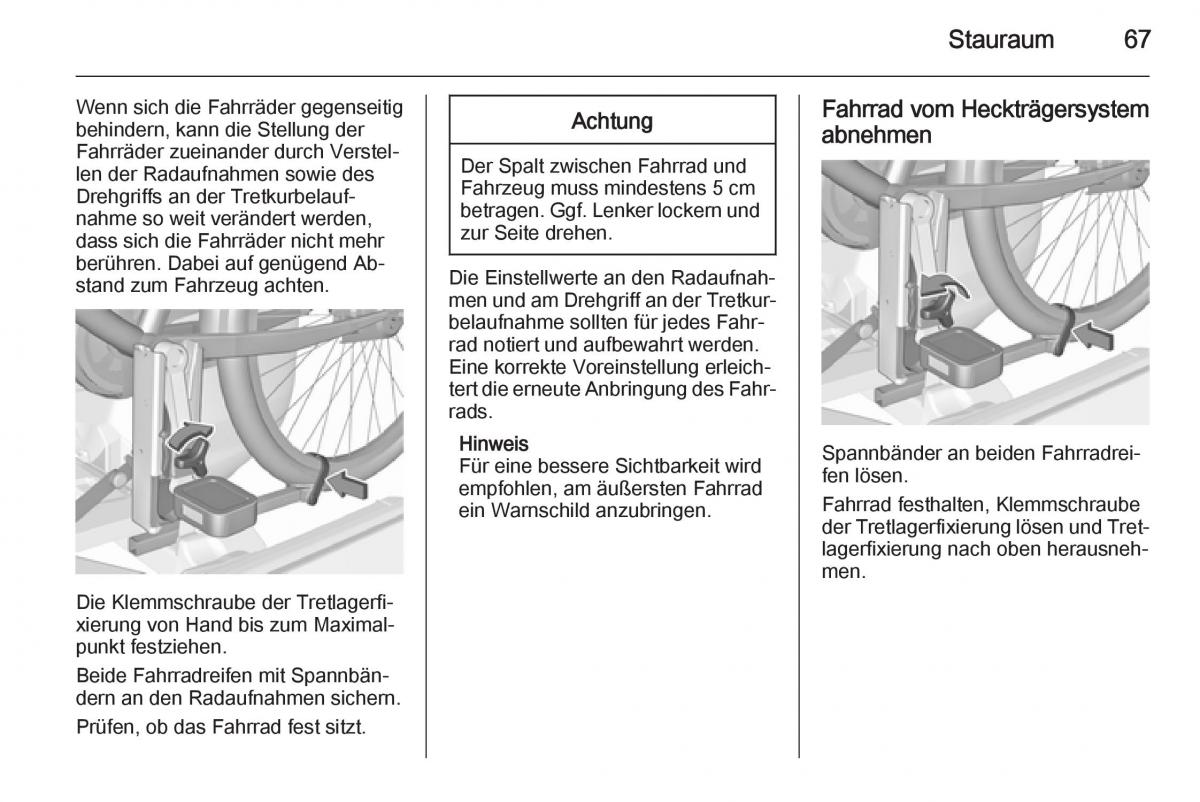 Opel Corsa E Handbuch / page 69