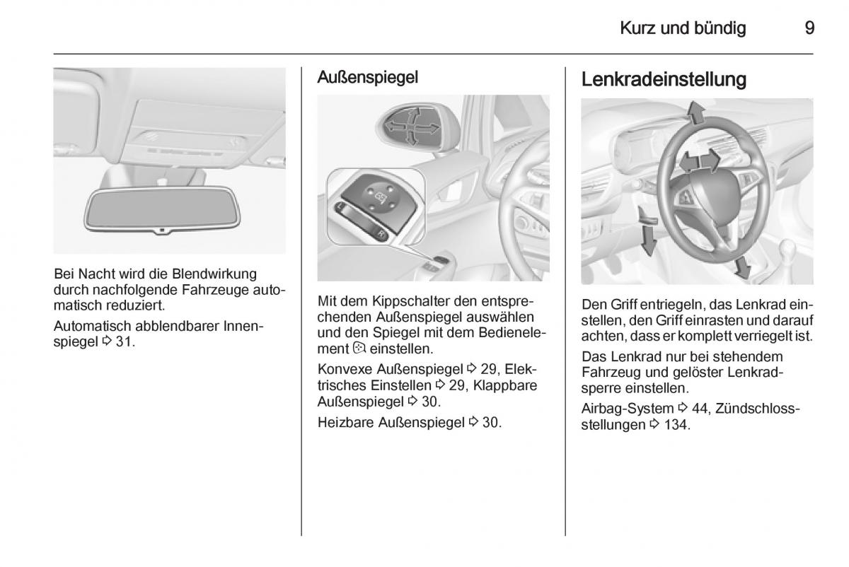 Opel Corsa E Handbuch / page 11