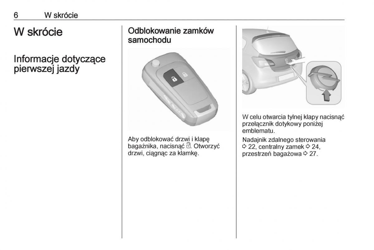 Opel Corsa E instrukcja obslugi / page 8