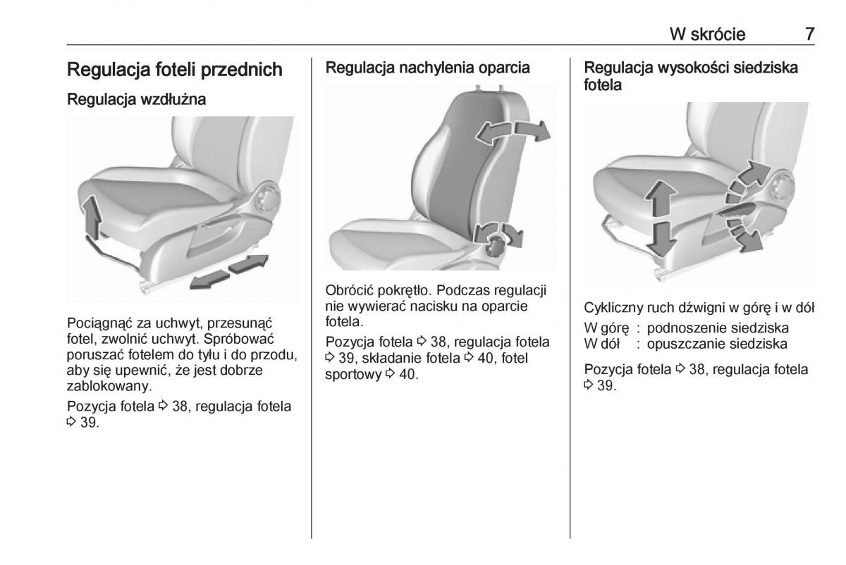 Opel Corsa E instrukcja obslugi / page 9