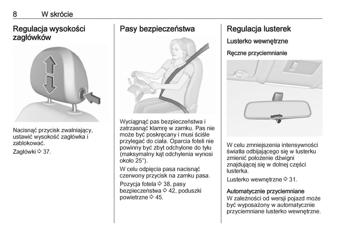 Opel Corsa E instrukcja obslugi / page 10