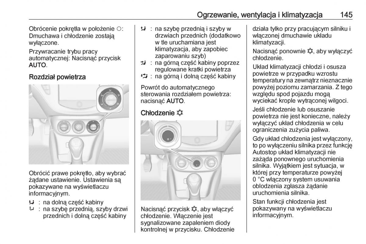 Opel Corsa E instrukcja obslugi / page 147