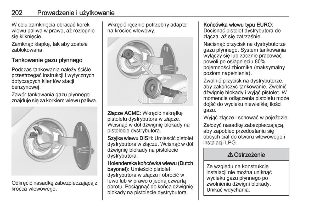 Opel Corsa E instrukcja obslugi / page 204