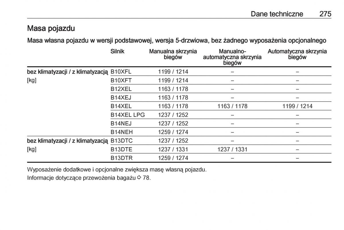 Opel Corsa E instrukcja obslugi / page 277