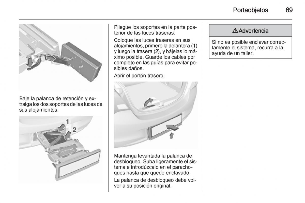 Opel Corsa E manual del propietario / page 71