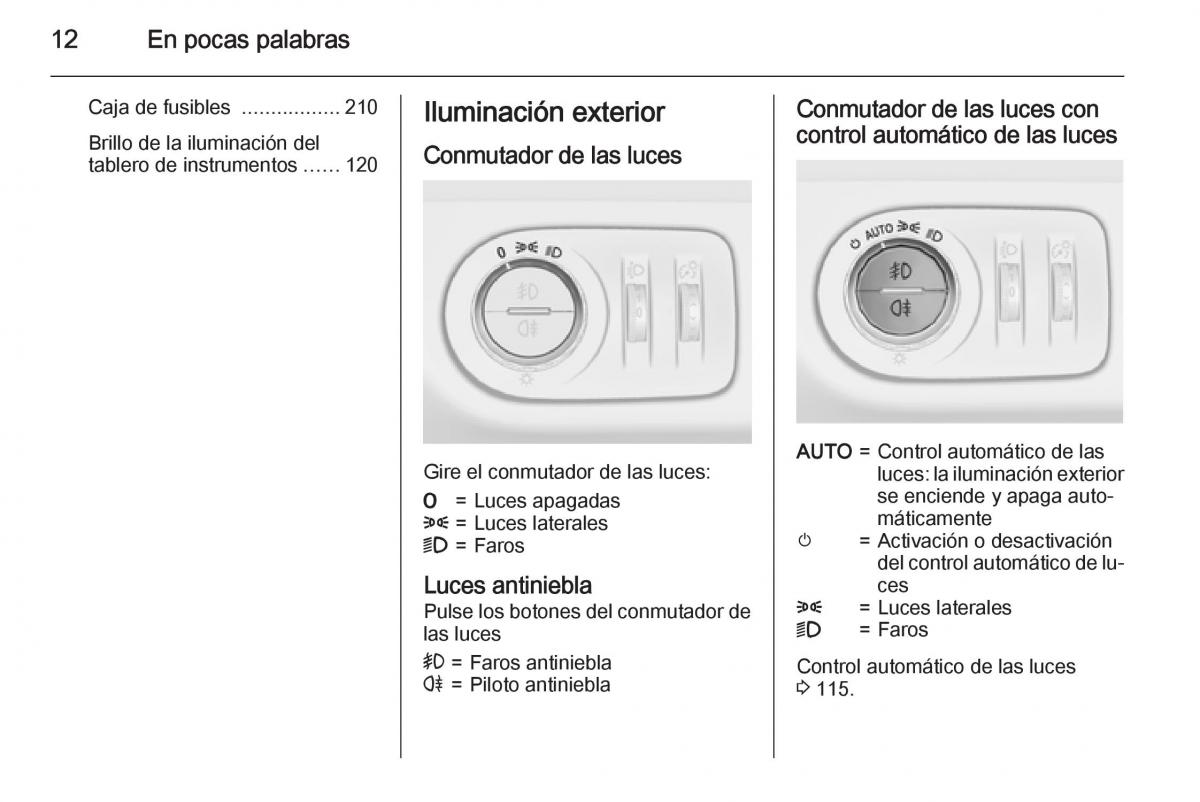 Opel Corsa E manual del propietario / page 14