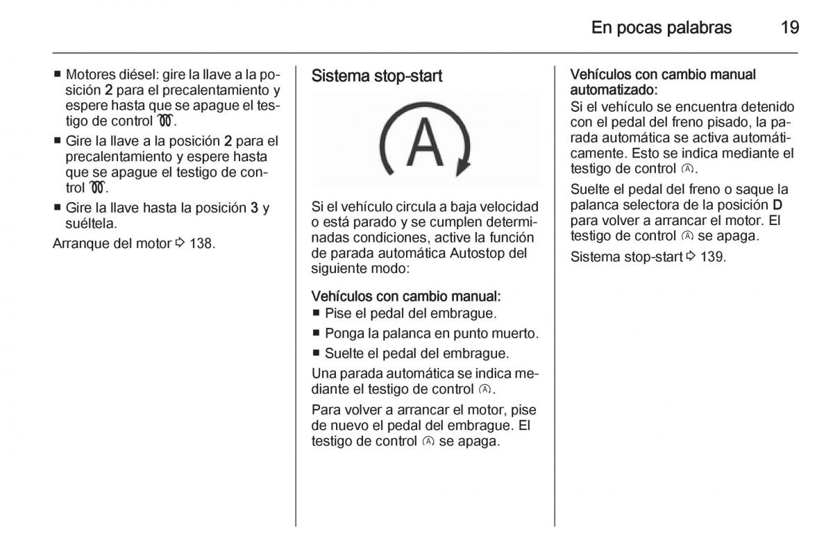 Opel Corsa E manual del propietario / page 21