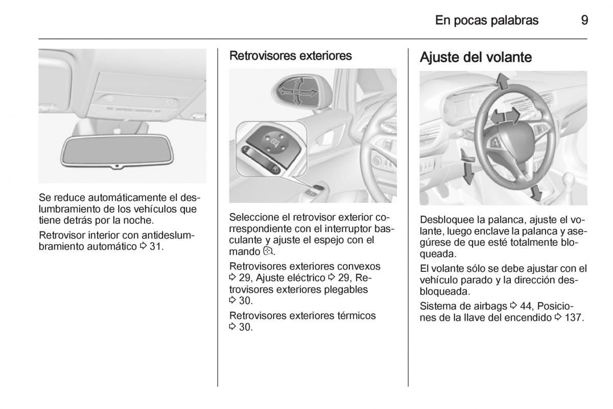 Opel Corsa E manual del propietario / page 11