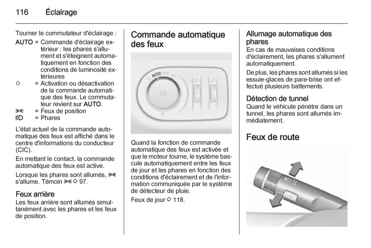 Opel Corsa E manuel du proprietaire / page 118