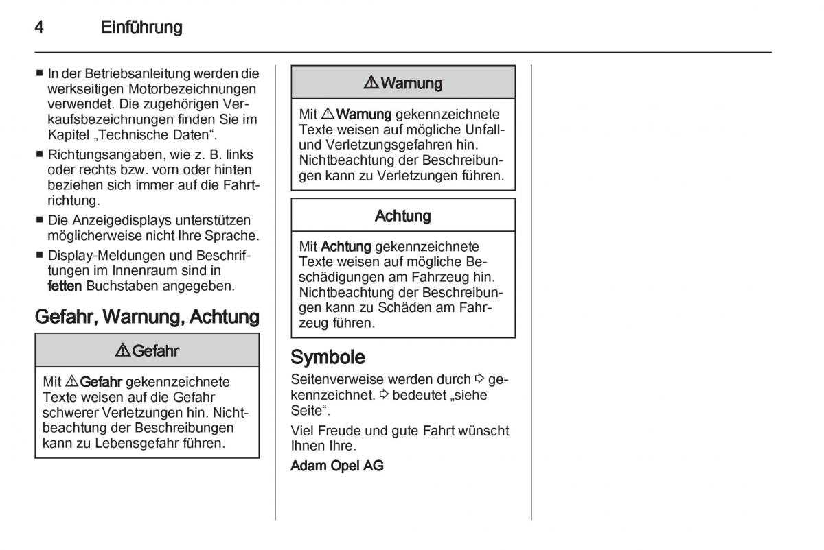 manual  Opel Zafira B Handbuch / page 6