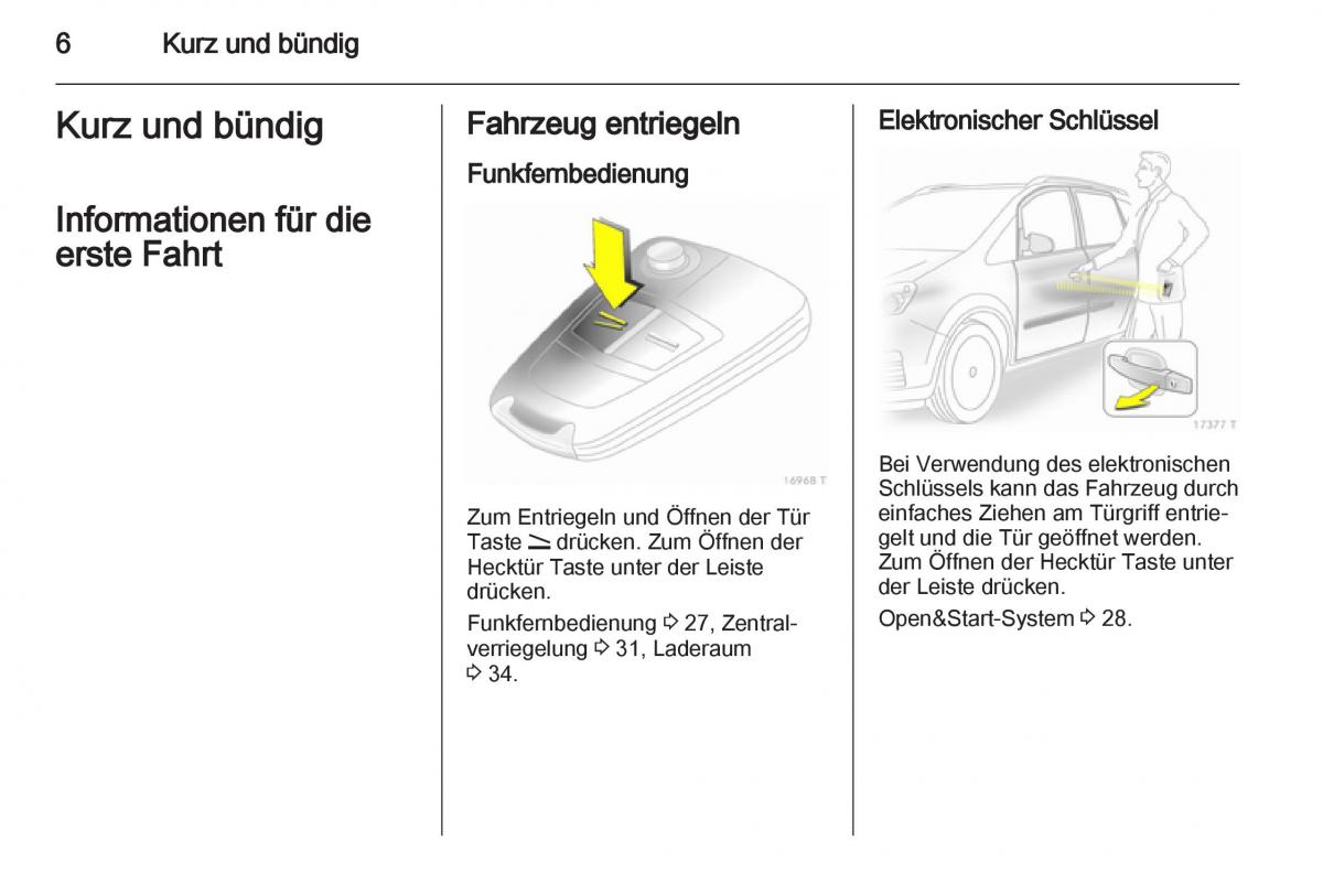 manual  Opel Zafira B Handbuch / page 8