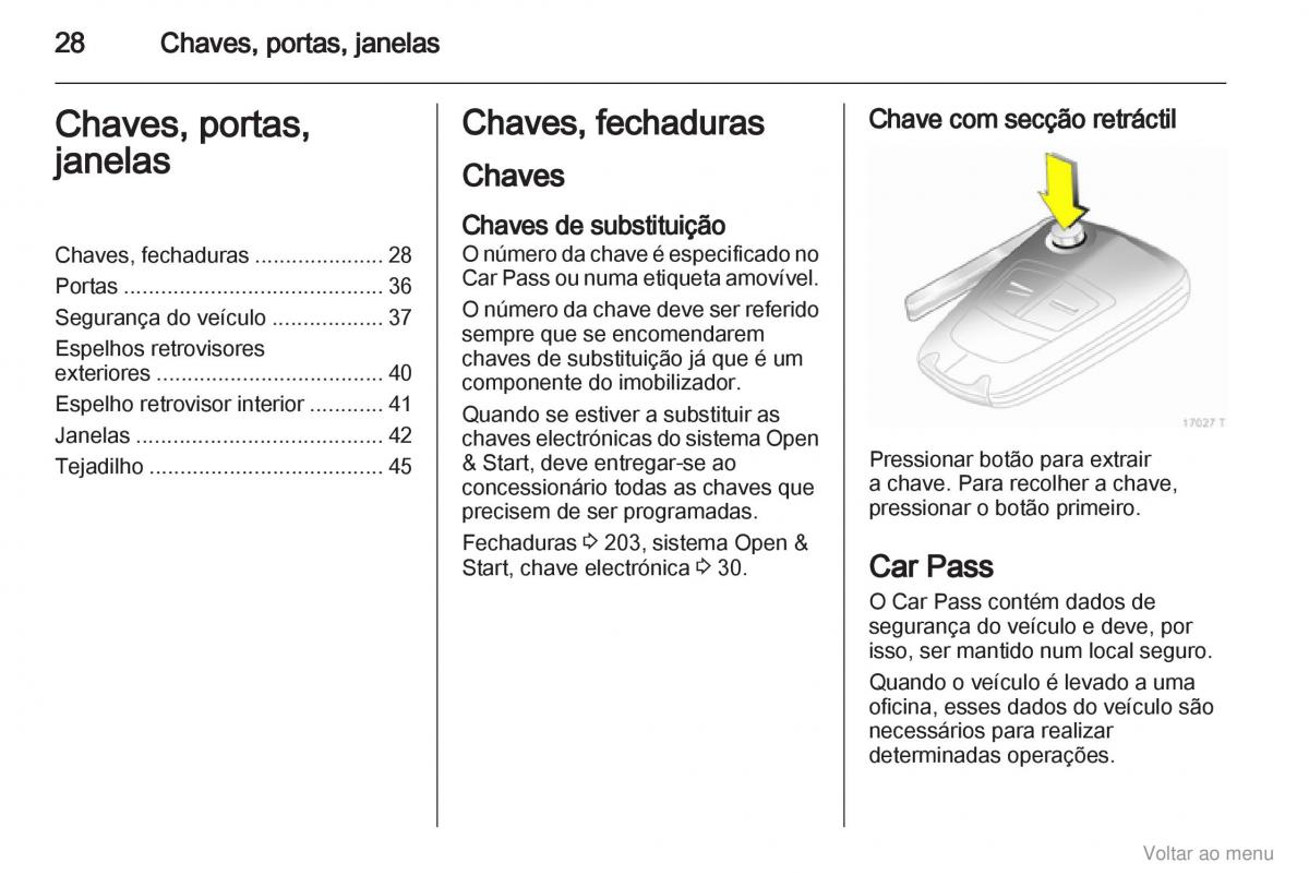 Opel Zafira B manual del propietario / page 29