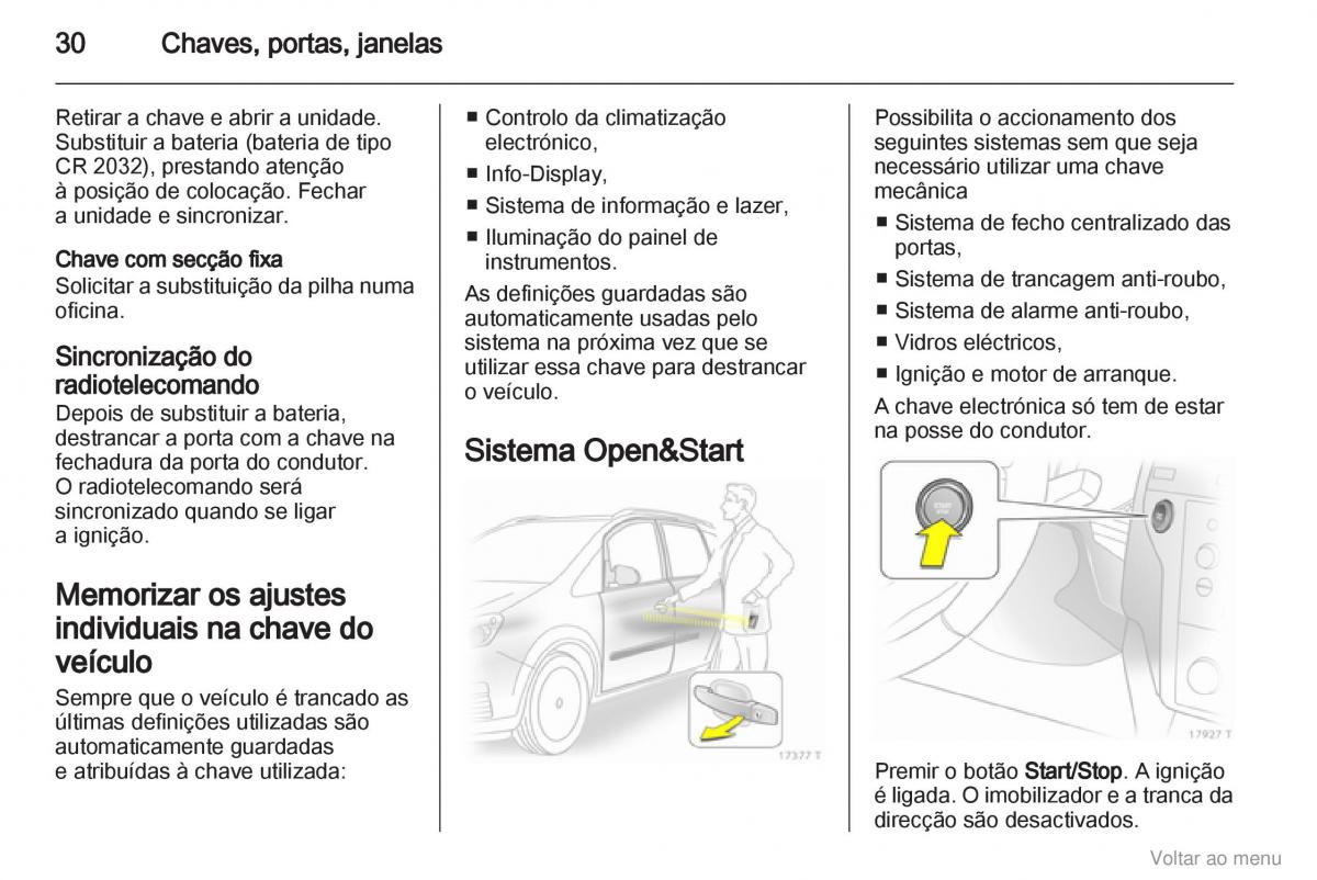 Opel Zafira B manual del propietario / page 31