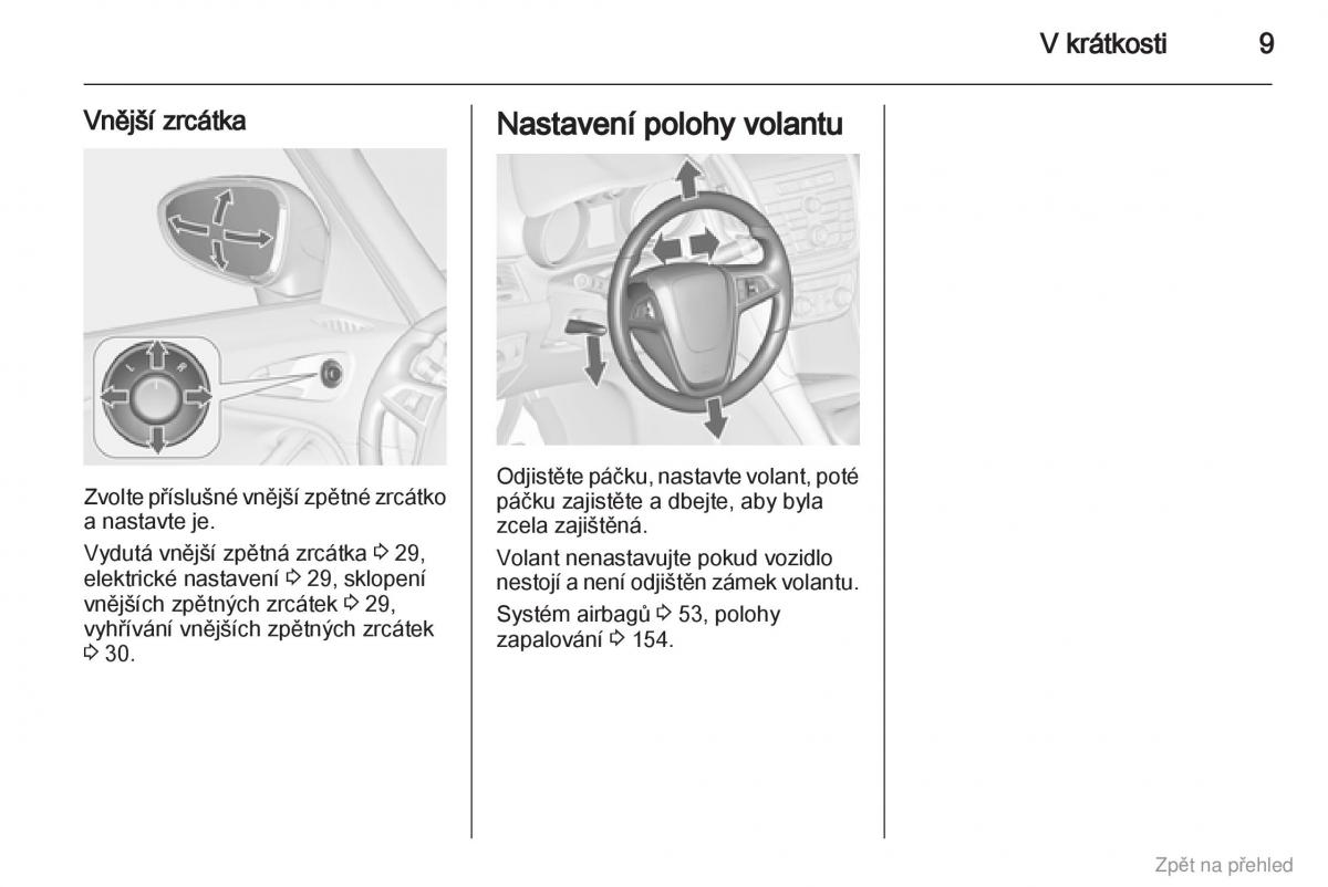 manual  Opel Zafira B navod k obsludze / page 10