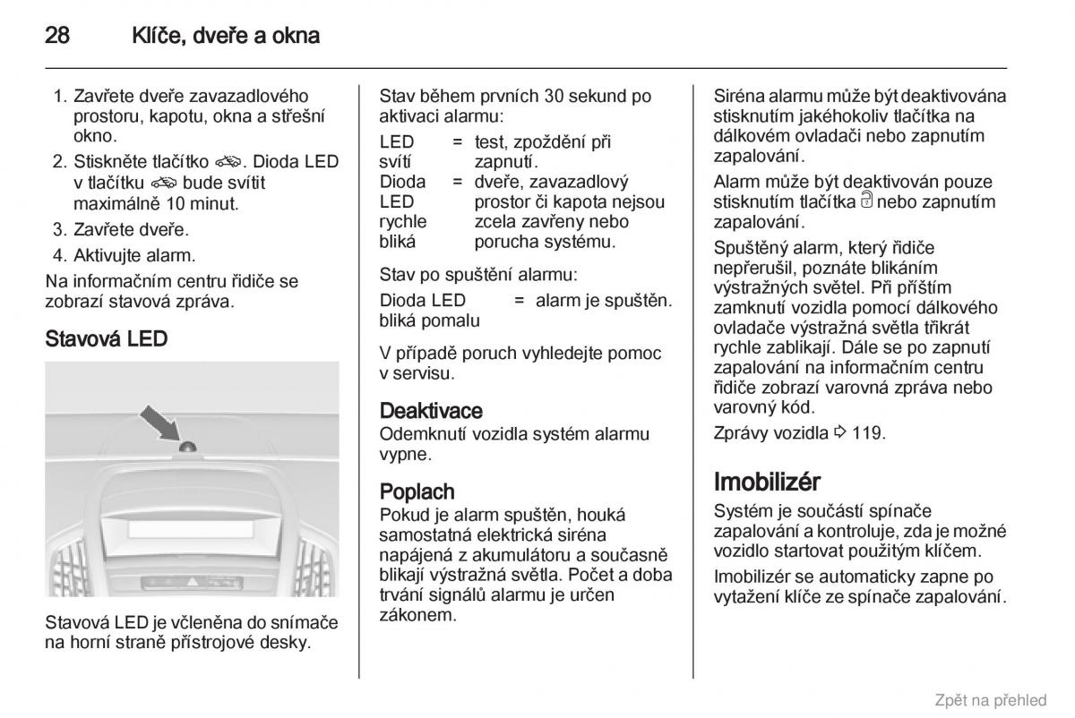 Opel Zafira B navod k obsludze / page 29