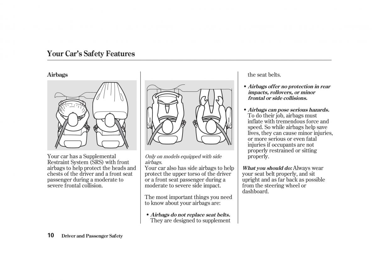 Honda Civic VII owners manual / page 9