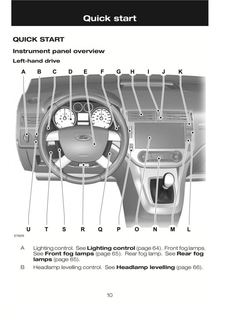 Ford C Max II 2 owners manual / page 14