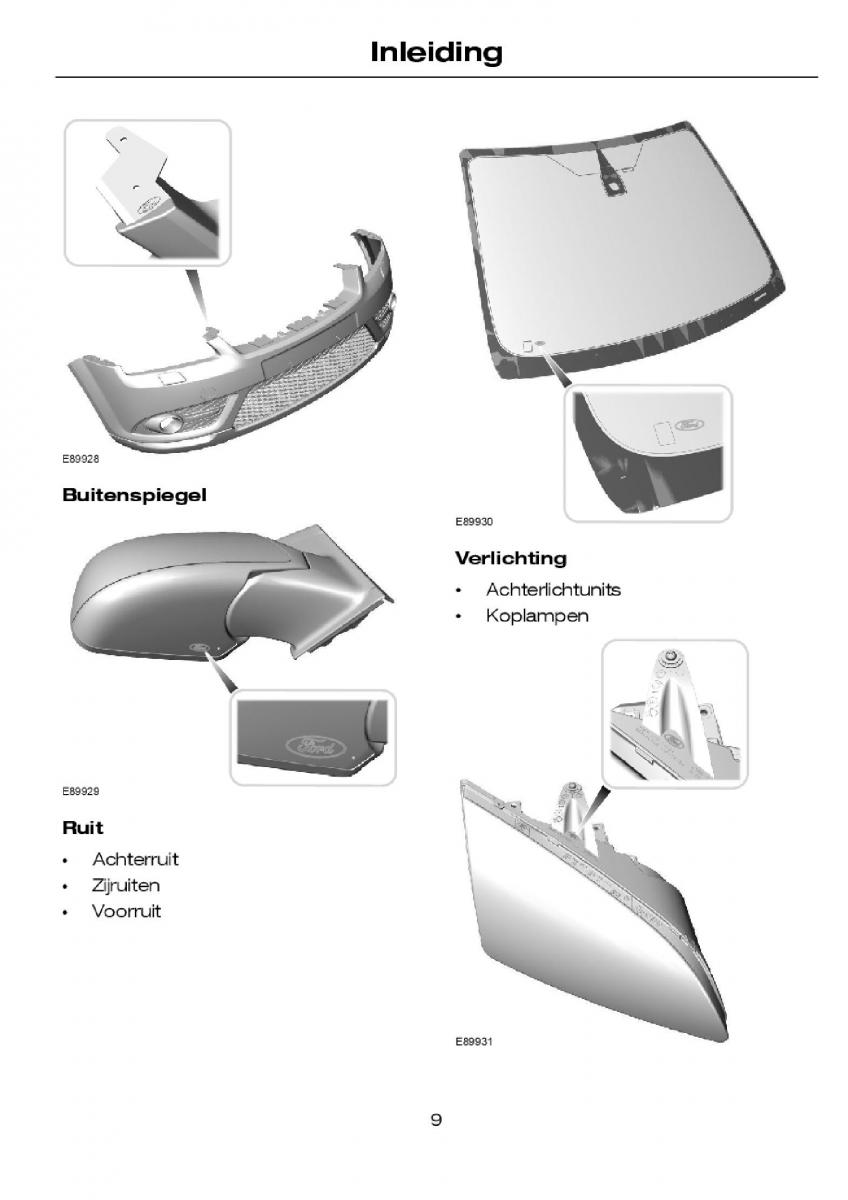 Ford Focus I 1 handleiding / page 11