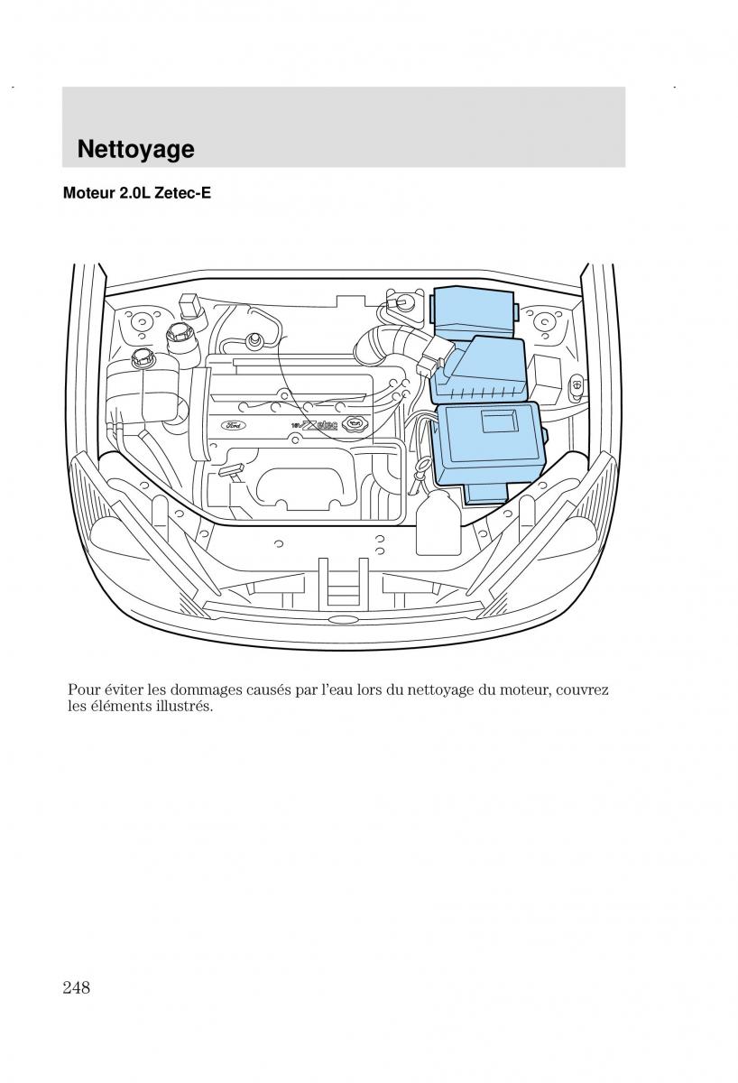 Ford Focus I 1 manuel du proprietaire / page 248
