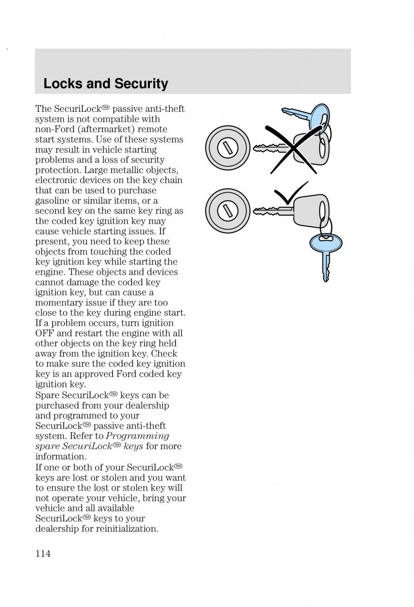 Ford Focus I 1 owners manual / page 114
