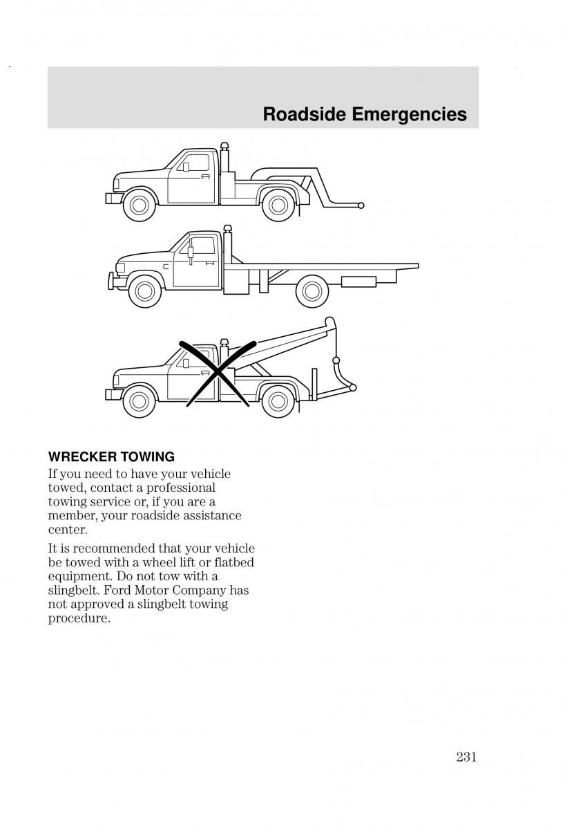 Ford Focus I 1 owners manual / page 231