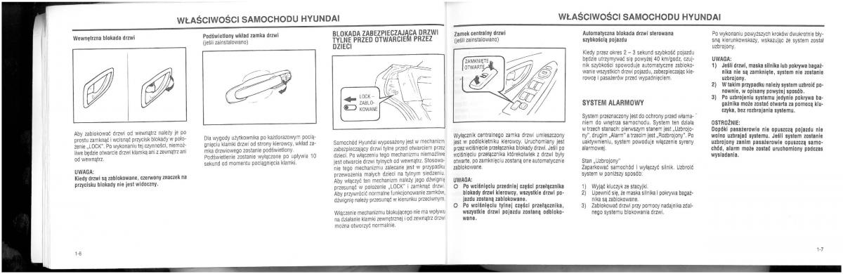 Hyundai XG25 XG30 instrukcja obslugi / page 9