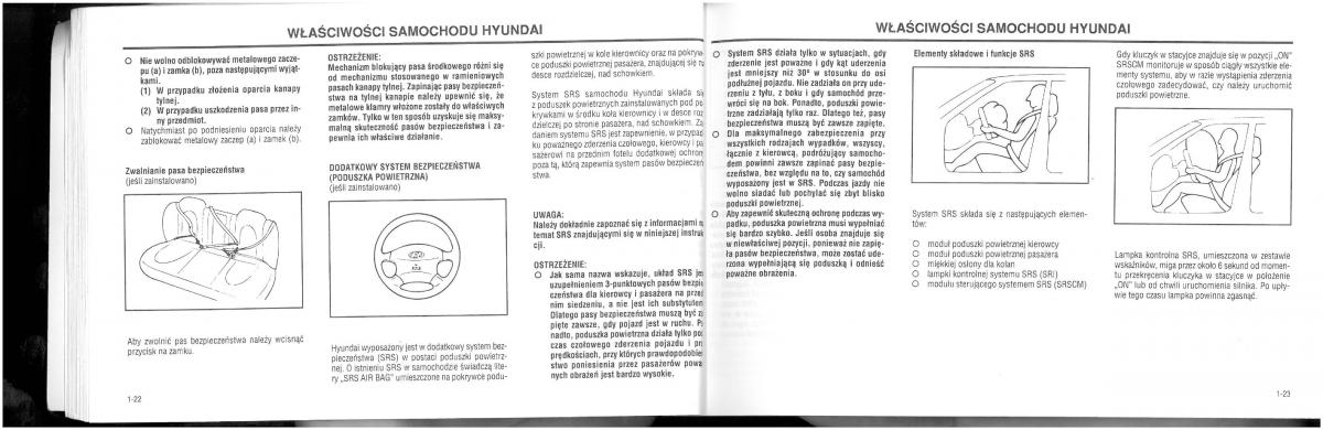 manual  Hyundai XG25 XG30 instrukcja / page 17