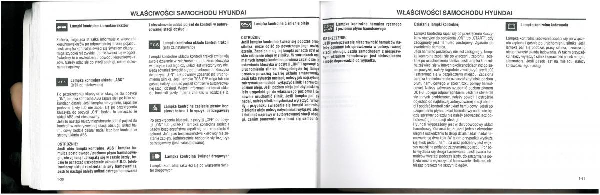 Hyundai XG25 XG30 instrukcja obslugi / page 21