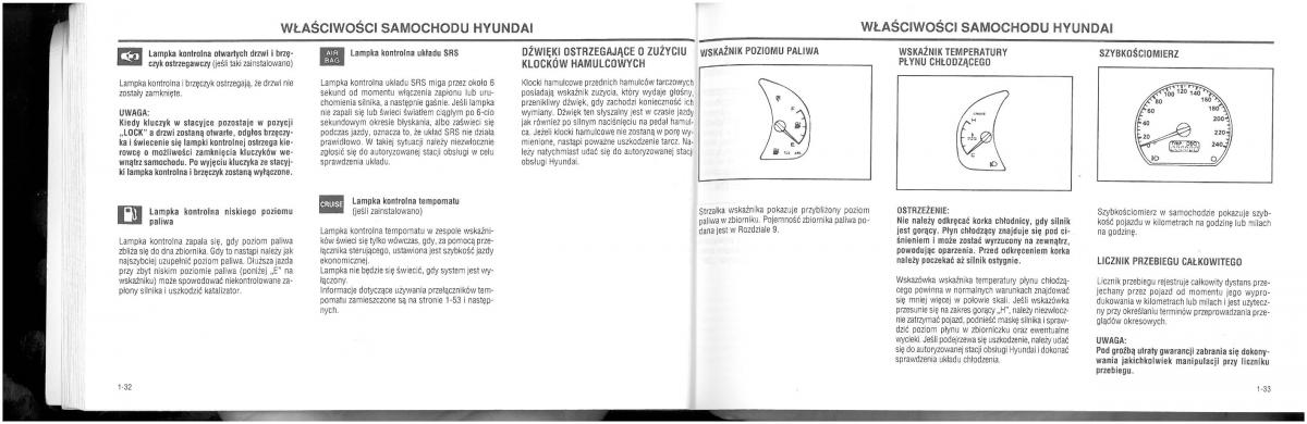 manual  Hyundai XG25 XG30 instrukcja / page 22