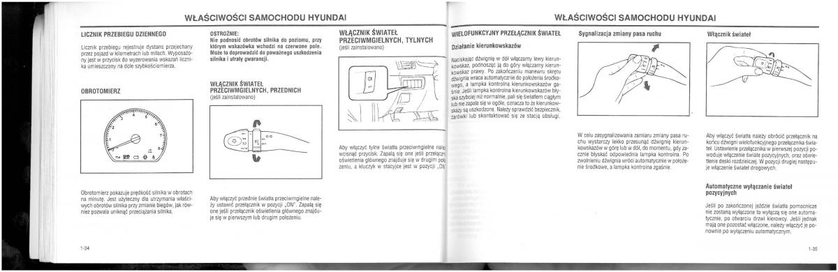 manual  Hyundai XG25 XG30 instrukcja / page 23