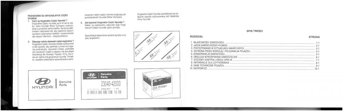 Hyundai XG25 XG30 instrukcja obslugi / page 5